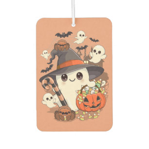 Cute Halloween Ghost Kawaii Style Car Air Freshener
