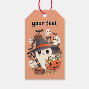 Cute Halloween Ghost Kawaii Style Gift Tags