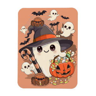 Cute Halloween Ghost Kawaii Style Magnet