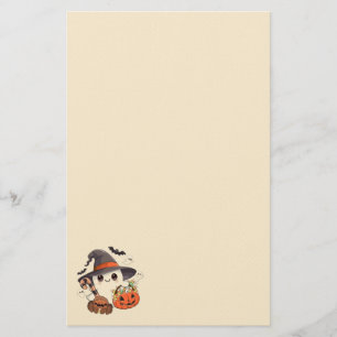Cute Halloween Ghost Kawaii Style Stationery