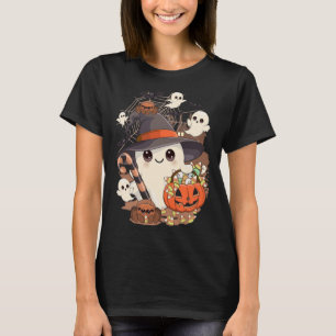 Cute Halloween Ghost Kawaii Style T-Shirt