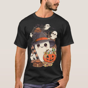 Cute Halloween Ghost Kawaii Style T-Shirt