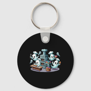 Cute Halloween Ghost Kitchen For Kids And Hallowee Key Ring