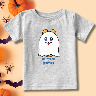 Cute Halloween Ghost Little Boo Baby T-Shirt