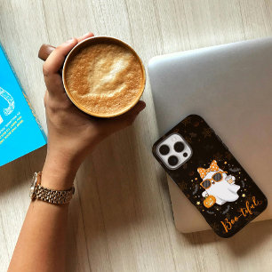 Cute Halloween Ghost Pumpkin Spice Personalised iPhone 16 Pro Max Case