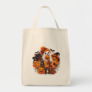 Cute Halloween Ghost Pumpkin Tote Bag – Happy Hall
