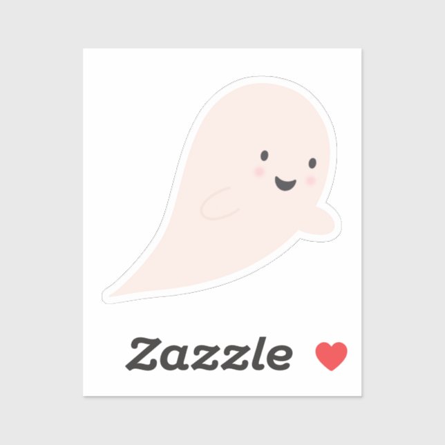 Cute Halloween Ghost Sticker (Sheet)