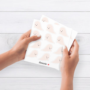 Cute Halloween Ghost Sticker Sheet