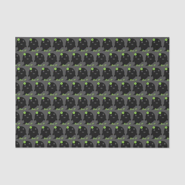 Cute Halloween Ghost Tissue Paper (Front)