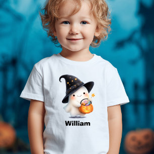 Cute Halloween Ghost  Toddler T-Shirt