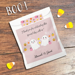 Cute Halloween Ghost Twin Baby Shower Favour Bags