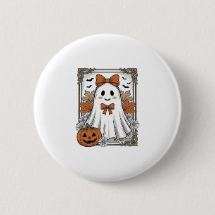 Cute Halloween Ghost Vintage Engraving Shirt Desig 6 Cm Round Badge