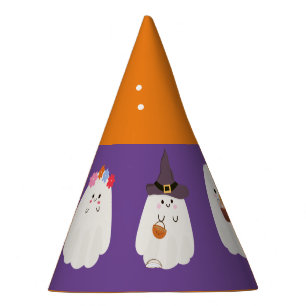 Cute halloween ghosts spooky  party hat