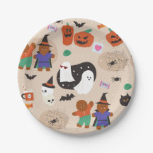 cute halloween gingerbread man vampire