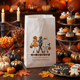 Cute Halloween Girls Skeleton Ghost Pumpkin Favour Bags