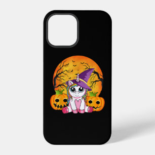 Cute Halloween Girls Witchy Unicorn Halloween iPhone 12 Pro Case