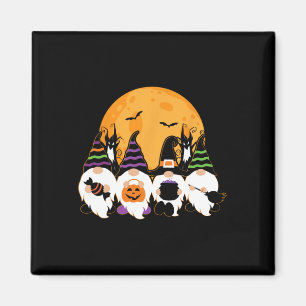 Cute Halloween Gnome Spooky Gardening Trick Or Tre Magnet