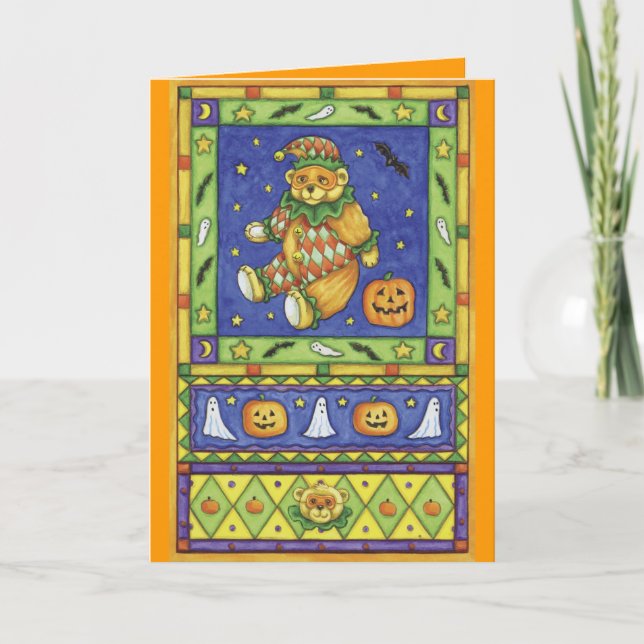 Cute Halloween Greeting Cards (Front)