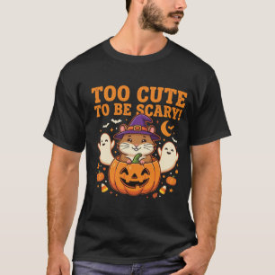 Cute Halloween Hamster Pumpkin Ghost Design_1 T-Shirt