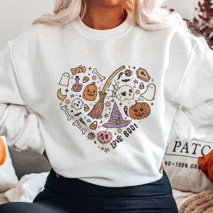Cute Halloween Heart Sweatshirt