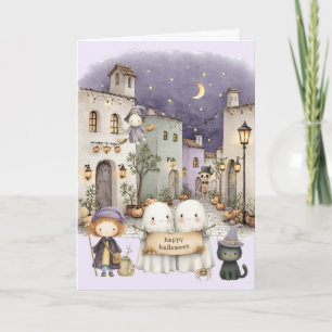 Cute Halloween Holiday Card