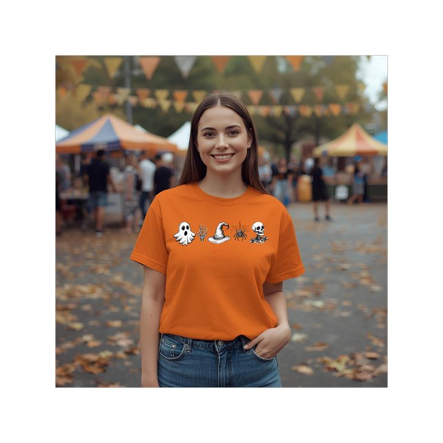 Cute Halloween Icons Women’s T-Shirt – Witchy Styl (Creator Uploaded)