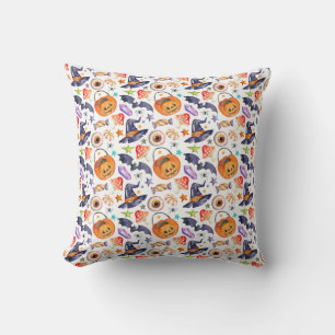 Cute Halloween illustration  Cushion
