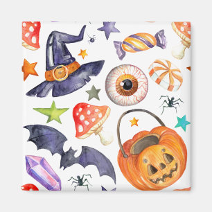 Cute Halloween illustration Magnet