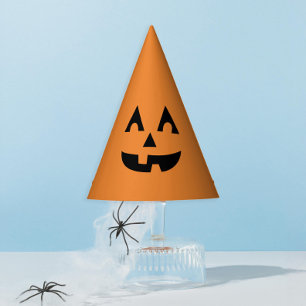 Cute Halloween Jack O Lantern Pumpkin Kids Party Hat