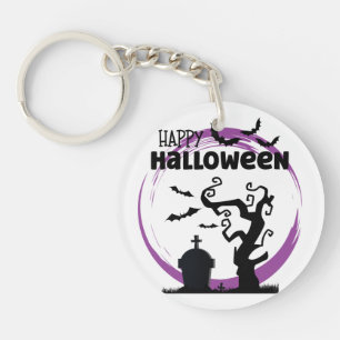 Cute Halloween Keytags Ghosts, Pumpkins Key Ring