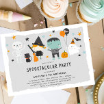 Cute Halloween Kids Birthday Invitation<br><div class="desc">Cute Halloween Kids Birthday Party Invitation! Design is unisex and perfect for any age.</div>