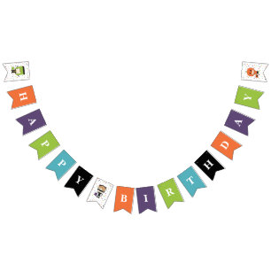 Cute Halloween Kids BIRTHDAY Party Bunting