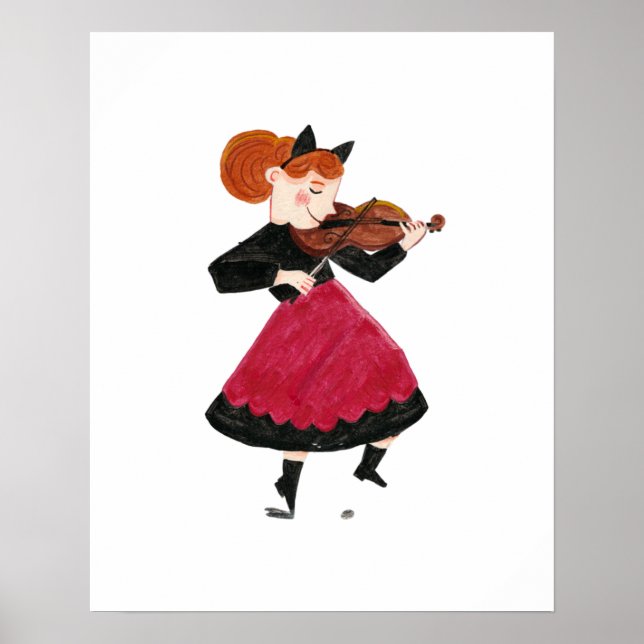 Cute Halloween kids costume trick and treat parade Poster (Front)