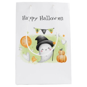 Cute Halloween Little Boo Gift Bag1 Medium Gift Bag