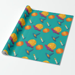 Cute Halloween Magic Charms Gift Wrapping Paper