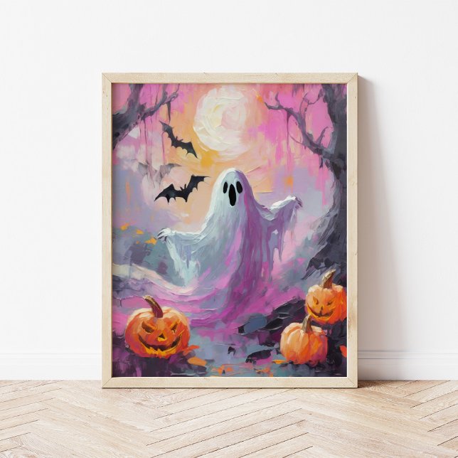 Cute Halloween Modern Art Poster (Creator Uploaded)