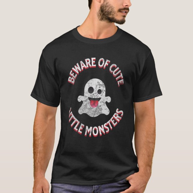 Cute Halloween Monsters 39 T-Shirt (Front)