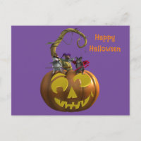 Cute Halloween Mouse Trio