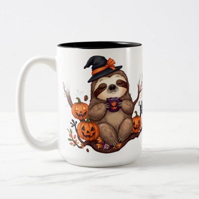 cute halloween mug colour (Left)