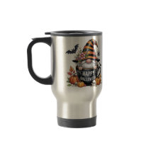 Cute Halloween Mug with Elf in Coffee Cup | Happy