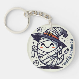 Cute halloween Mummy Acrylic Keychain