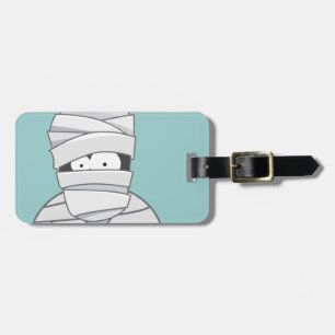 Cute Halloween Mummy Personalizable Luggage Tag