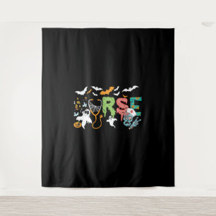 Cute Halloween Nurse Nursing Zombie Halloween Tapestry