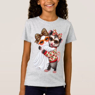 Cute Halloween opossum Ghost Autumn Pumpkin Sweats T-Shirt