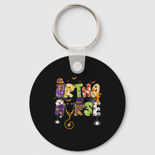 Cute Halloween Ortho Nurse Boo Boo Crew Ghost Spoo Key Ring