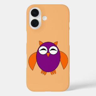 Cute Halloween Owl iPhone 16 Case