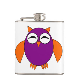 Cute Halloween Owl Flask
