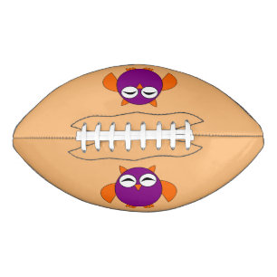 Cute Halloween Owl Football