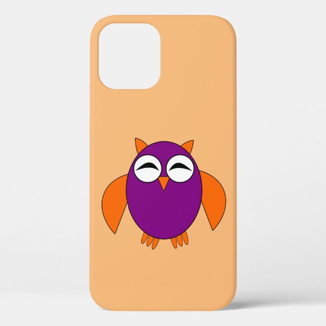 Cute Halloween Owl iPhone Case (Back)