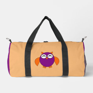 Cute Halloween Owl Patterned Duffle Bag